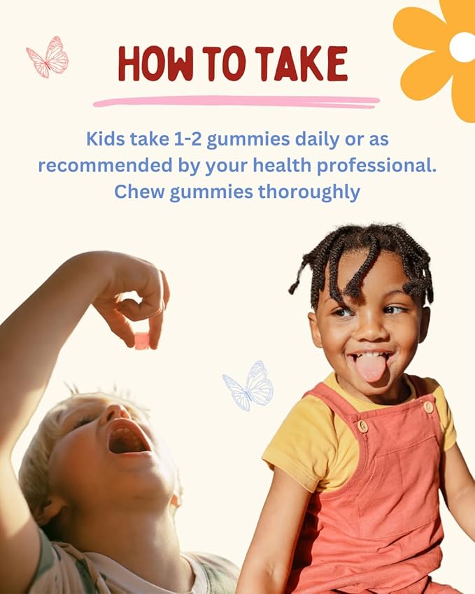 500IU Vitamin D3 Gummies - Organic, Plant-Based, Sugar-Free | Real Strawberry, Allulose, MCT-Oil, Agave | Supports Bones, Immunity, Mood & Sleep