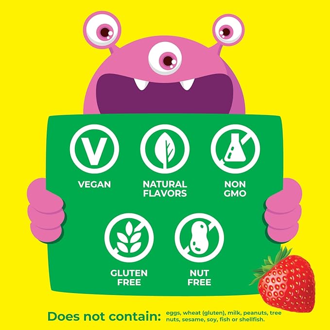 Kids Elderberry With Zinc and Vitamin C - Immune Support Supplement Chewable Tablets - Tasty Natural Mixed Berry Flavor - Vegan, Vegetarian, Gluten Free, Non-GMO, for Children, 120 Chewables