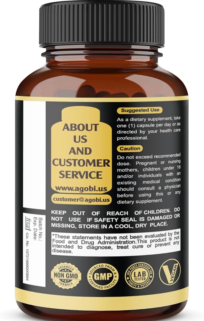 7in1 Premium Maca Root Capsules - with Ashwagandha, Ginseng, Tribulus, Shilajit, Shatavari & Black Pepper - Natural Energy, Performance & Mood Support - 150 Counts for 5 Months