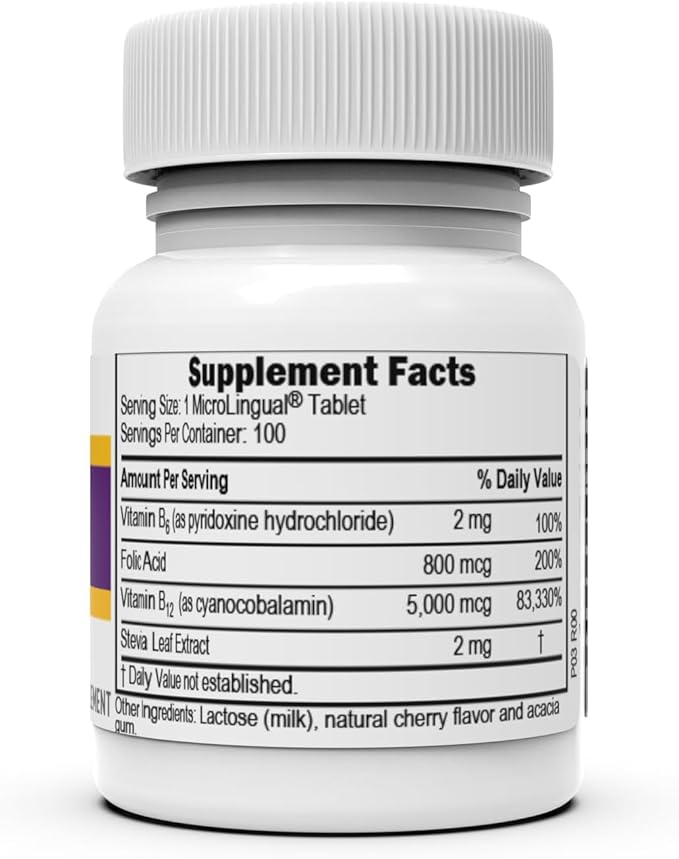 Superior Source NO Shot Advanced B-12 2,000 mcg B-6 / Folic Acid 600 mcg - Folic Acid for Women & Men - B Vitamins Supplement Supports Energy & Cell Health - 60 Sublingual Dissolving Tablets
