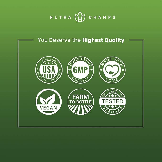 NutraChamps Super Greens Powder Premium Superfood | 20+ Organic Green Veggie Whole Foods | Wheat Grass, Spirulina, Chlorella | Antioxidant, Digestive Enzyme & Probiotic Blends (9.0 Oz, Berry)