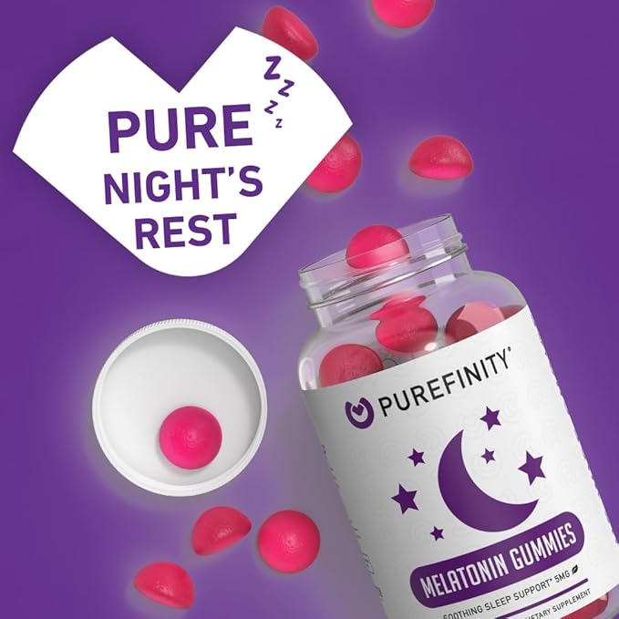 Melatonin Gummies 5mg for Kids – Each Delicious Gummy is 2.5mg (2 Per Serving) for Easily Customizing Your Night, Gluten Free, Non-GMO, Vegan, 120 Count