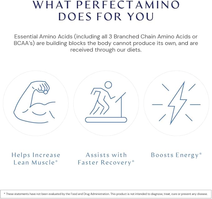 BodyHealth PerfectAmino (300 Tablets) Essential Amino Acid Supplement with BCAA and EAA, Muscle Recovery, Boost Energy & Stamina, 99% Utilization, Vegan Branched Chain Protein Pre/Post Workout