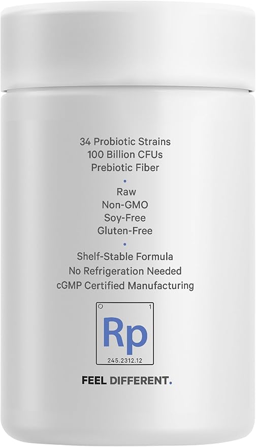 Codeage Raw Probiotic+ Supplement - 34 Probiotic Strains, 100 Billion CFUs, Raw Whole Food Probiotics, Digestive Enzymes, Raw Fruits & Veggies Prebiotics - Wild Kefir Culture - Non-GMO - 30 Capsules
