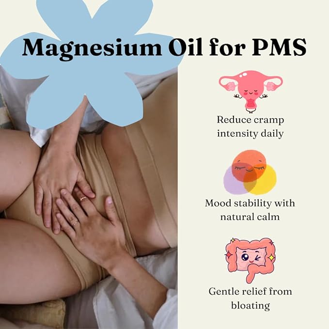 Pure Magnesium Oil Spray with MSM – Extra Strength for Sleep, Muscle Pain, Cramp Relief, Energy – Fast-Absorbing, Fragrance-Free, All-Natural - Tired Feet, Fatigue, Women’s Health - 8oz