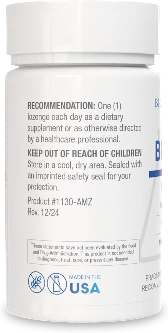 Biotics Research B12-2000™ Vitamin B12 2000 mcg, B6, Folate–B12 Sublingual Lozenges, Methylation Support Supplement, High Potency, Highly Absorbable, Natural, Berry Flavor, Dissolves Easily–60 Count