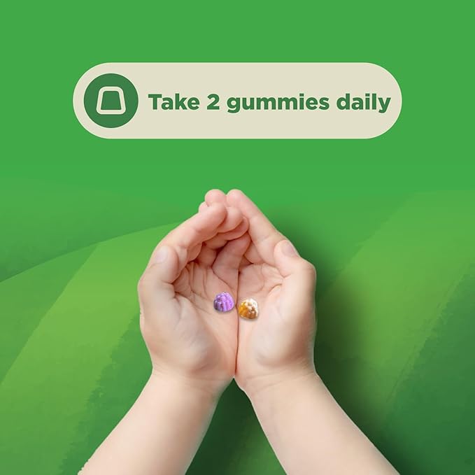 Natures Craft Tasty Kids Calcium Gummies - Vitamin D & Calcium Gummies for Children - Vitamin with & D for Muscle Bone Development Gelatin-Free Kosher Childrens 30ct (2 Pack)