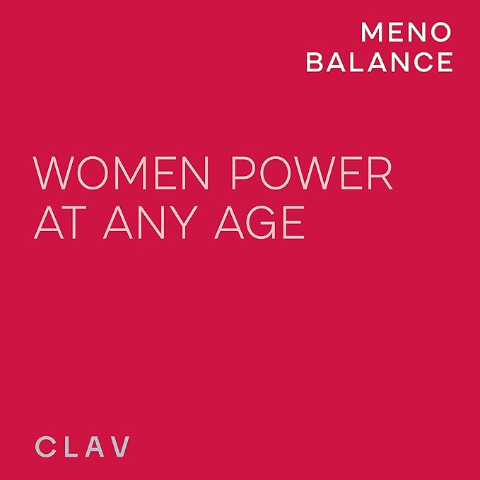 CLAV Meno Balance - Menopause Support - with Wild yam Root, Red Clover, Siberian Rhubarb - Hot Flash Relief, Mood Swings & Muti-Symptom Support -120 Capsules