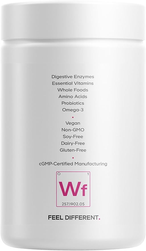 Codeage Women’s Daily Multivitamin, 25+ Vitamins & Minerals, Fermented, Organic Whole Foods, Probiotics Supplement - Vitamin A, Vitamin B, Vitamins C, D, E & K, Omega 3, Zinc – Vegan - 120 Capsules
