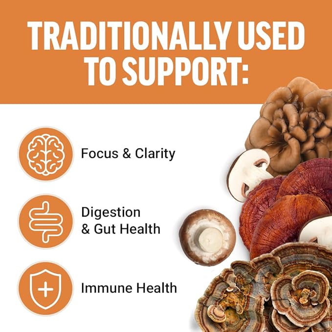 Force Factor Modern Mushrooms Soft Chews, Mushroom Supplement with Lions Mane, Turkey Tail, & Cordyceps to Support Energy, Focus, Immunity, & Digestion, Cinnamon Roll, 60 Soft Chews