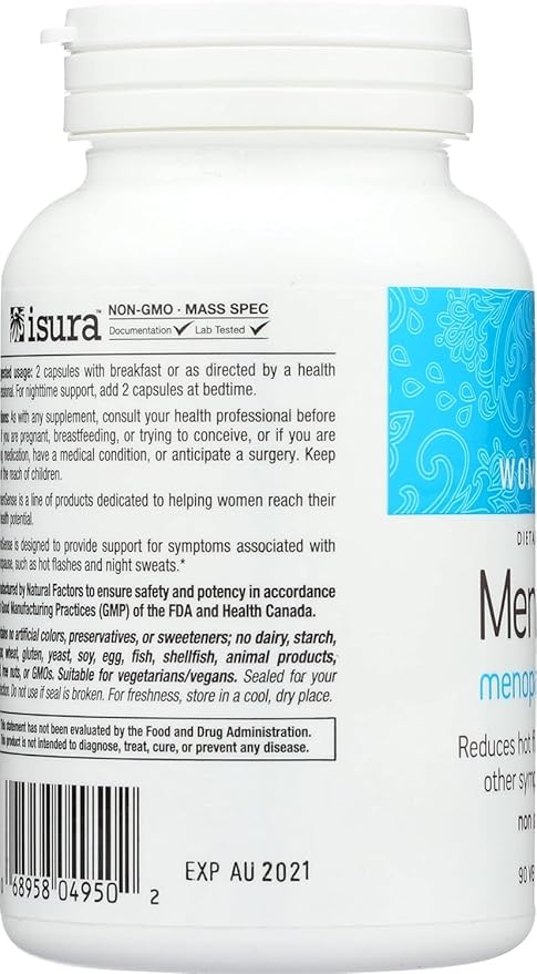 Natural Factors Menosense Veg-Capsules, 90-Count