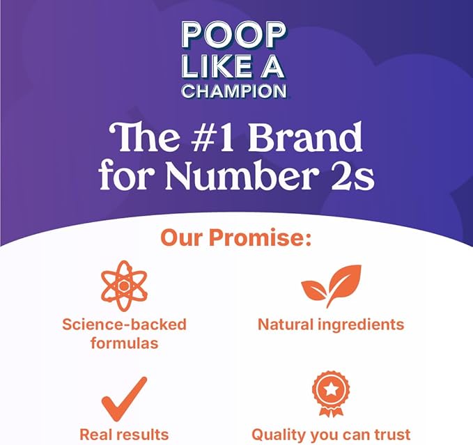 Poop Like a Champion Probiotic Gummies for Adults – USDA Organic, Vegan, Non-GMO, Digestive Health Support, 60 Gummies
