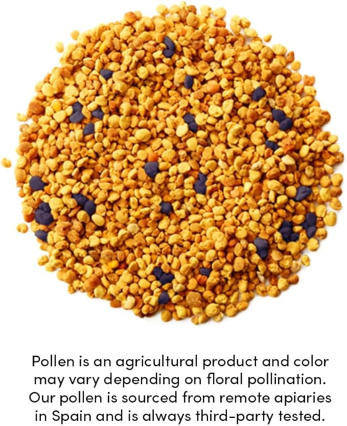 Beekeeper's Naturals - 100% Raw Bee Pollen Stick Packs, Natural Preserved Enzymes, Source of Vitamin B, Minerals, Amino Acids & Protein - Paleo & Keto Friendly, Gluten Free (15ct)