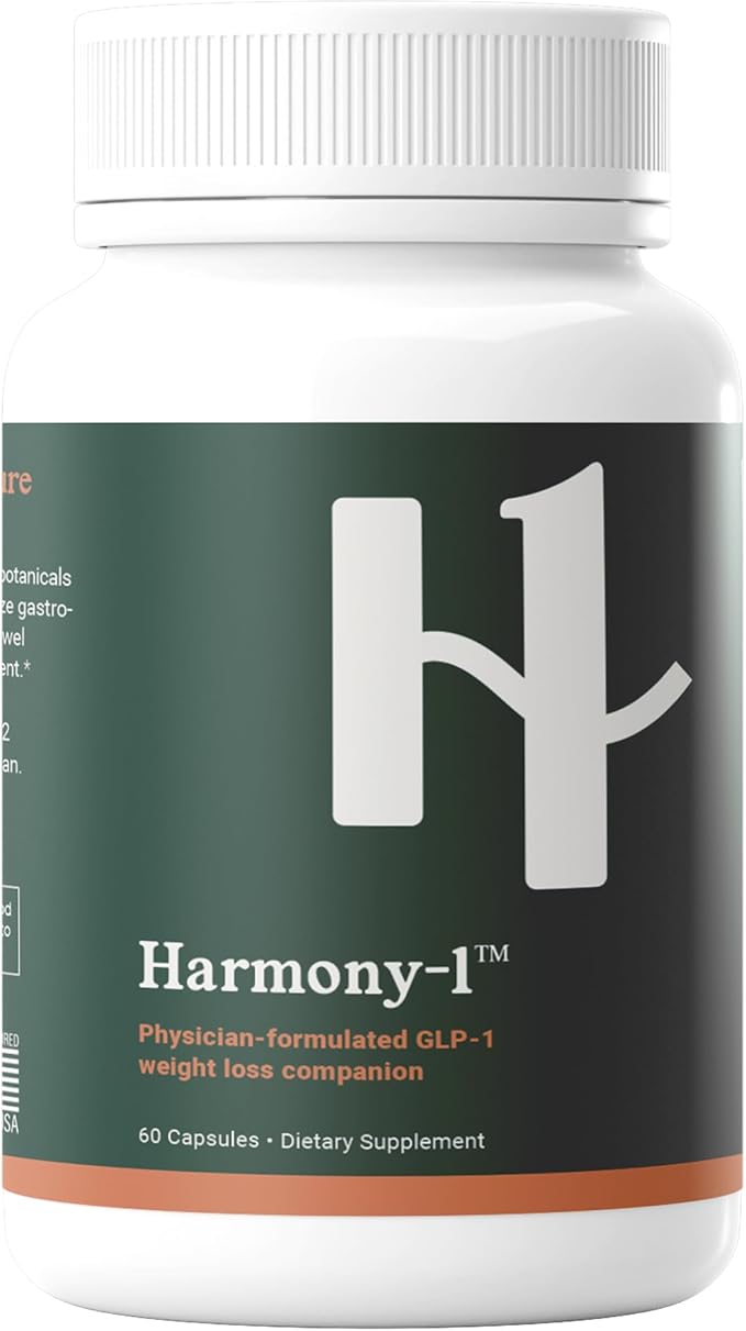 Gut Health Supplement - for GLP-1 Medication Patients - Digestive Aid and Bloating Relief - for Better Weight Management - Supports Well-Being, 60 Capsules