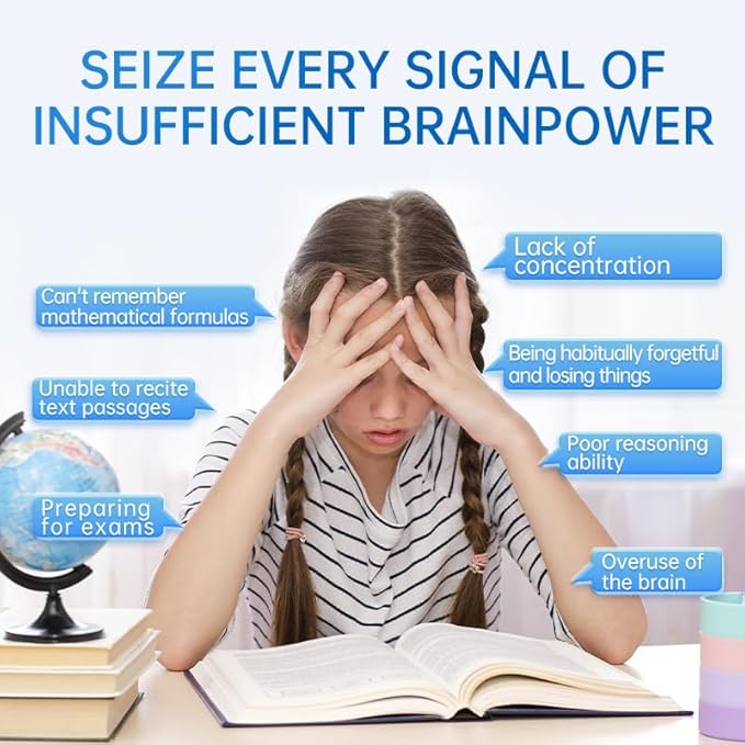 NAIK United States DHA algal Oil nervonic Acid phosphatidylserine tonifies Brain Improves Memory Omega-3 Brain Gold Student Teen Adult high School Student Child Study exam