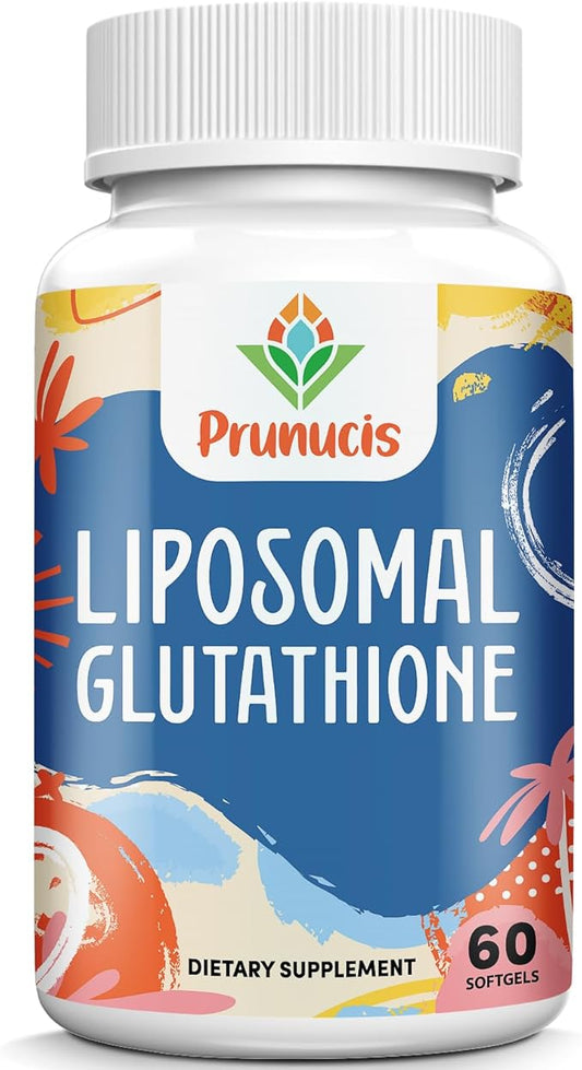 2400MG Liposomal Glutathione, Reduced L-Glutathione, Glutathione Supplement with Vitamin C, Master Antioxidants, Enhanced Absorption, Antioxidant Supplements - Immune System, 60 Softgels