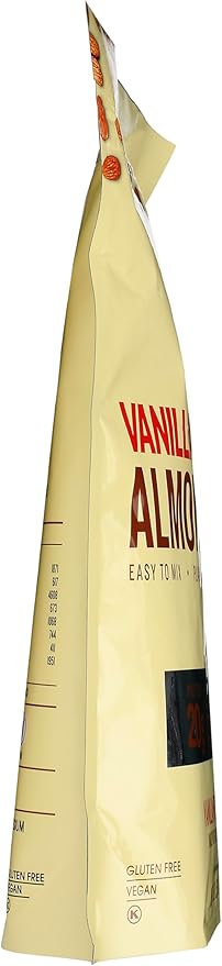 NOOSH Plant Based Almond Protein Powder Vanilla 35 Gram - Vegan, All Natural Ingredients, Non-GMO, Gluten Free, Kosher, Peanut Free, Soy Free, Dairy Free (Vanilla)