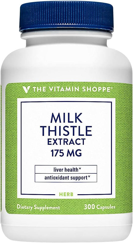 The Vitamin Shoppe Milk Thistle Extract 175 MG (300 Capsules)
