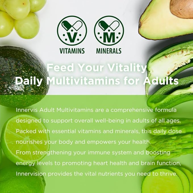 Adult Multivitamins & Minerals for Men and Women Immune Support Antioxidant Overall Health 120 Softgels Supplement