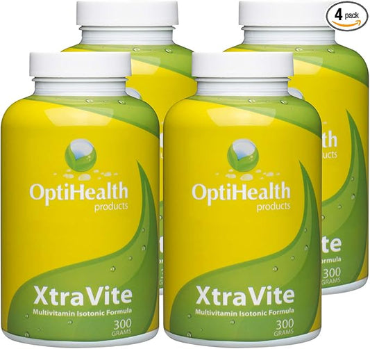 XtraVITE Isotonic Multivitamin - 100% Essential Vitamins and Minerals - Pack of 4