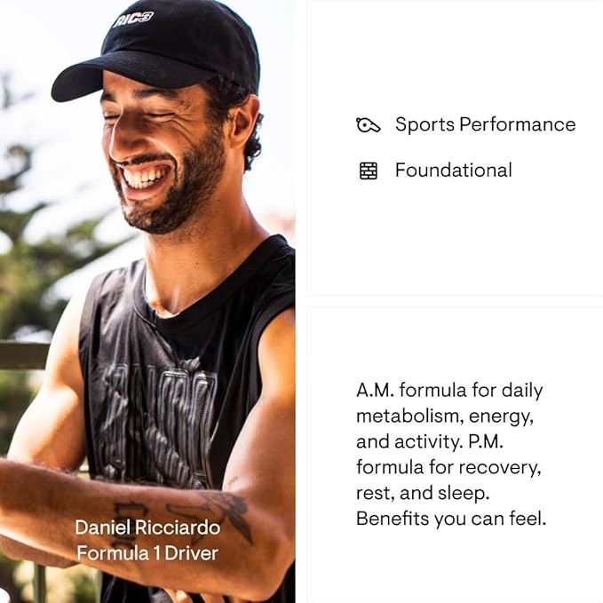 THORNE - Multi-Vitamin Elite - Daily Nutritional Supplement - AM Formula Supports Cellular Energy Production &PM Formula Supports Restful Sleep* - Gluten-Free, Dairy-Free - 180 Capsules - 30 Servings