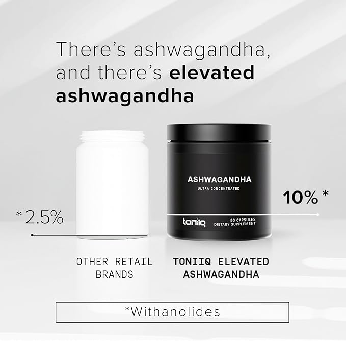 Ashwagandha - Ultra High Potency 20:1 Extract with 10% Withanolides - Wild Harvested in India - Highly Concentrated - Third-Party Lab Tested - 90 Capsules
