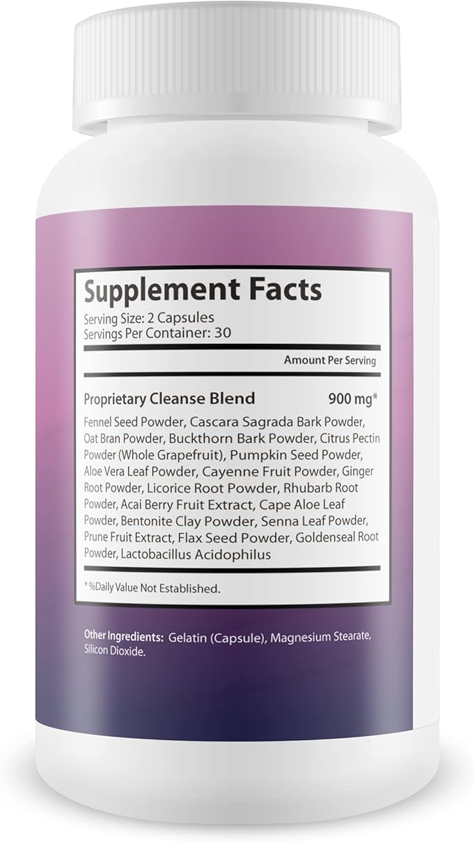 Keto Flow Cleanse - Natural Cleanse Aid - Support Waste & Toxin Elimination - Acai Cleanser Keto Pills with Probiotics - Keto Detox Colon Cleanser to Support Energy, Ketosis, & Digestive Health