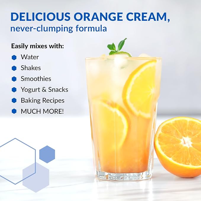 BioTrust Low Carb Lite, 20 Grams of Grass-Fed Whey Protein Isolate, 100 Calories, ProHydrolase Digestive Enzymes, Non-GMO, Free from Soy and Gluten, rBGH-Free (14 Servings) (Orange Cream)