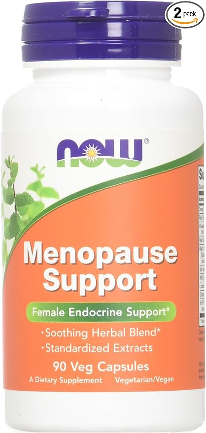 2 Bottles of Now Foods Menopause Support, 90 caps