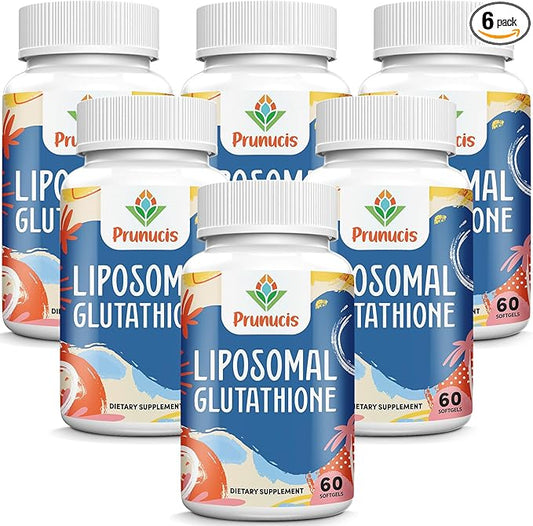 2400MG Liposomal Glutathione, Reduced L-Glutathione, Glutathione Supplement with Vitamin C, Master Antioxidants, Enhanced Absorption, Antioxidant Supplements - Immune System, 360 Softgels