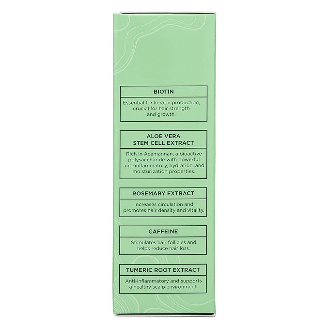 Sienna Naturals - D.N.A. Scalp Serum – Hair Growth Serum for Thinning Hair, Scalp Repair & Strength – Nourishing, Active Treatment for Scalp Health with Biotin & Rosemary– 1 oz