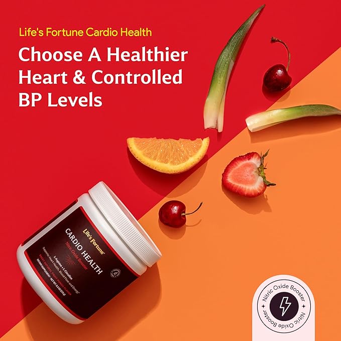 Life's Fortune 5000mg L- Arginine Supplement Powder & 1000mg L-Citrulline, High Potency Nitric Oxide Health Booster, Endurance, Workout Performance, Natural Fruit Punch Flavor (20 Servings)