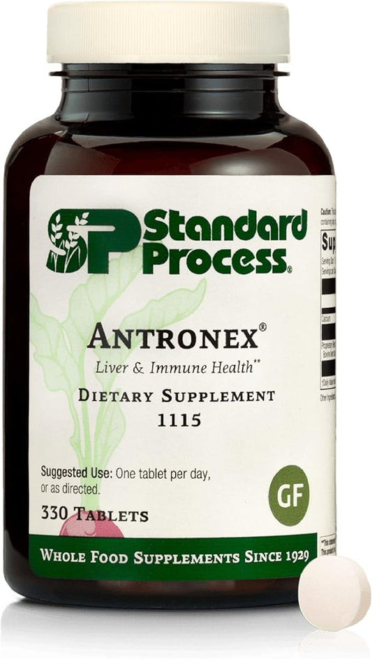 Standard Process Antronex - Whole Food Immune System Support and Liver Health Supplement with Calcium - 330 Tablets