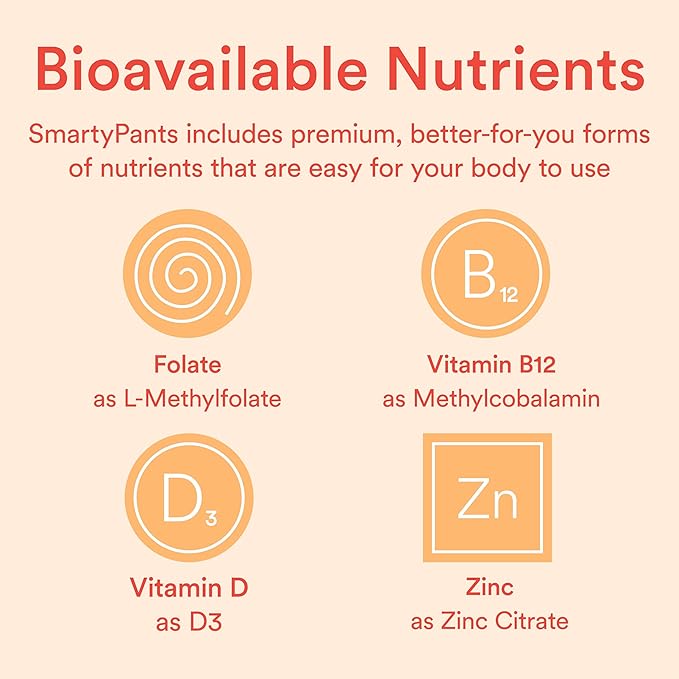 SmartyPants Kids Multivitamin Gummies: Omega 3 Fish Oil (EPA/DHA), Vitamin D3, C, Vitamin B12, B6, A, K & Zinc for Immune Support, Biotin, Grape, Cherry & Berry Flavors, 120 Count (30 Day Supply)