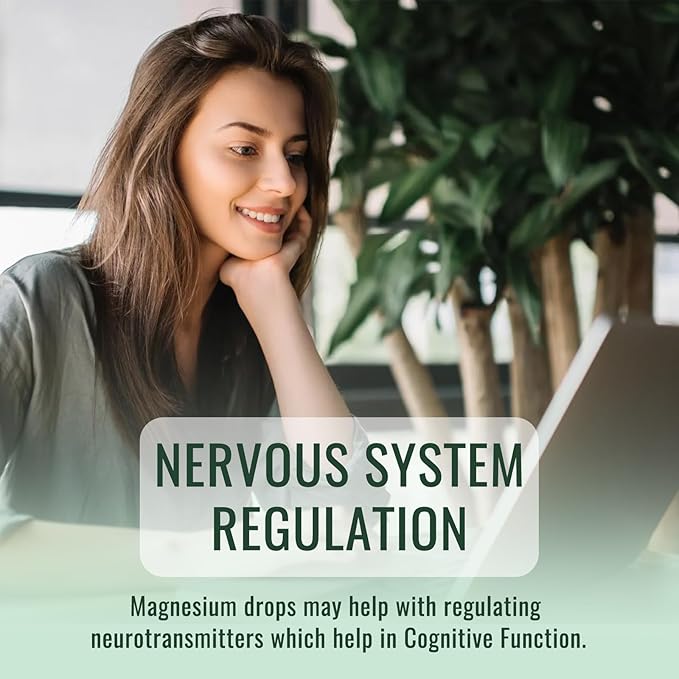 Magnesium Glycinate Supplement, Magnesium Liquid Drops with Magnesium Glycinate 500mg Ashwagandha, L - Theanine, Chamomile -Support Stress Relief, Bone, Muscle, Mood Vegan Natural Mango Flavor