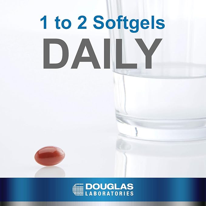 Douglas Laboratories Coenzyme Q10 Plus Vitamin A & E | Supports Energy Production and Proper Functioning of Cells | 30 Softgels