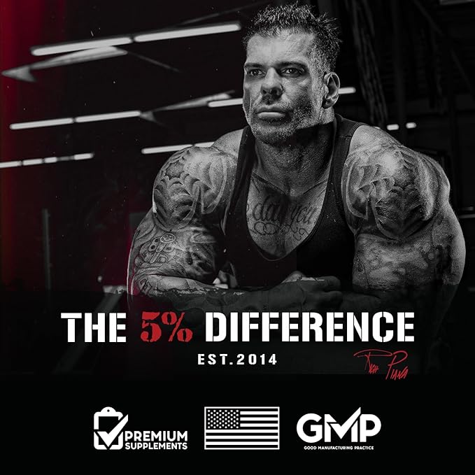 5% Nutrition Rich Piana Liquid L-Carnitine 3150 | Premium 4 Source Blend + GBB, The Super Carnitine (Mandarin Orange)