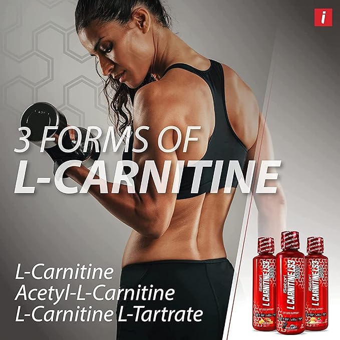 iSatori L-Carnitine LS3 3000, Liquid L-Carnitine with Acetyl L-Carnitine, L-Carnitine L-Tartrate, Stimulant Free Pre Workout, No Calories, Sugar, Gluten, Keto-Friendly, Bombsicle Flavor (32 Servings)