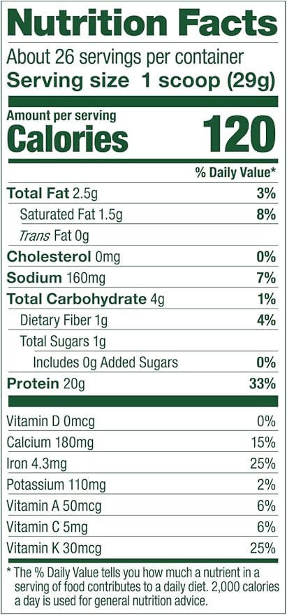 Vega Protein and Greens Protein Powder, Berry - 20g Plant Based Protein Plus Veggies, Vegan, Non GMO, Pea Protein for Women and Men, 1.7 lbs (Packaging May Vary)