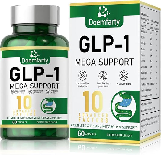 GLP-1 Probiotic | GLP-1 Supplement, GLP-Activate with 10 Billion CFU Multi-Strain Probiotics + Prebiotics, Naturally GLP 1 Production, GLP-1 Probiotic for Men & Women, 60 GLP-1 Capsule (1pcs)