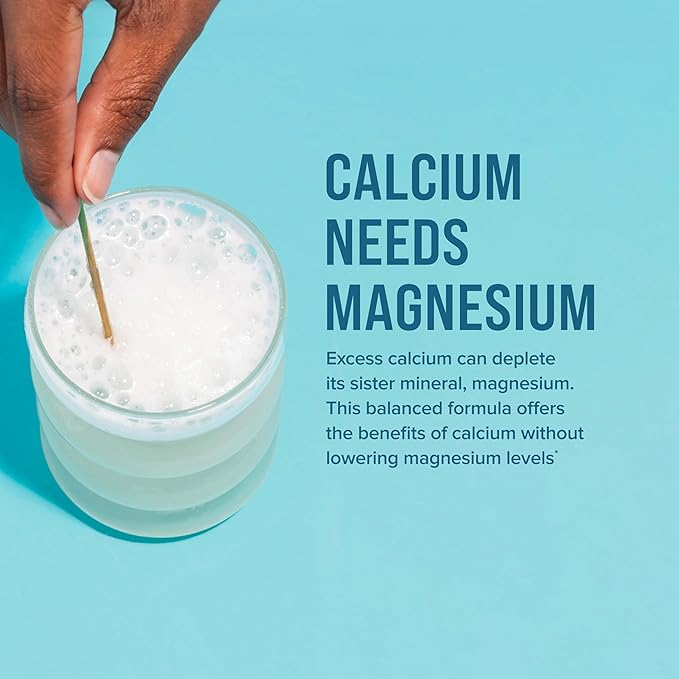 Natural Vitality Calm, Magnesium & Calcium Supplement, Drink Mix Powder Supports a Healthy Response to Stress, Gluten Free, Vegan, & Non-GMO, Raspberry Lemon, 16 oz