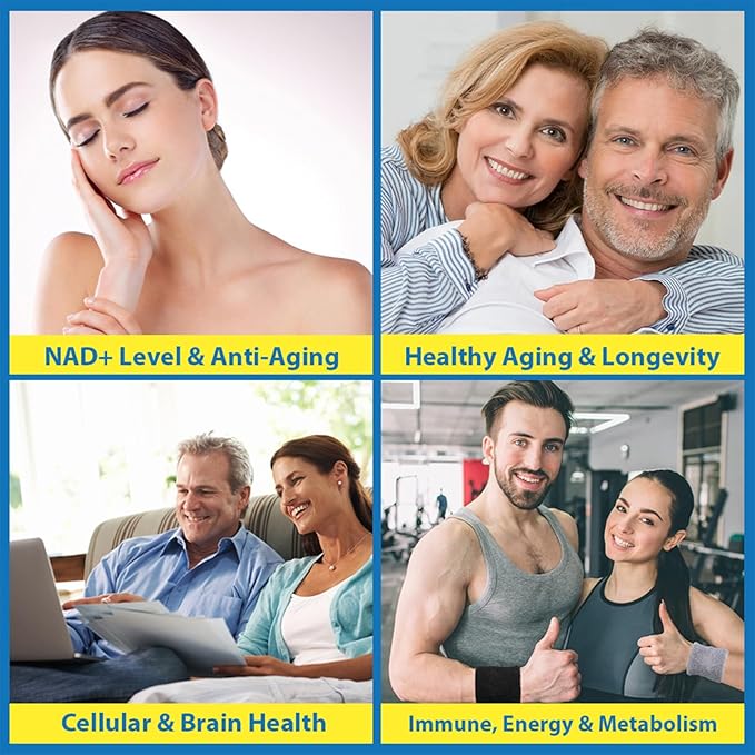 NMNH (Dihydronicotinamide Mononucleotide) 500mg Per Serving, NMNH NAD Supplement to Boost NAD+ Levels As We Age, NAD Plus Supplement for Anti Aging, Energy, Immune, Focus, Pure Organic - 300 Capsules