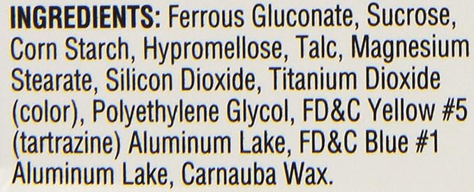Fergon Iron Supplement, Tablets, 100 Count (Pack of 3)