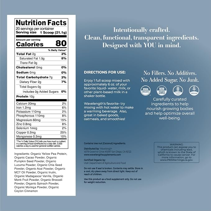 Kids Chocolate Superfood Protein Powder