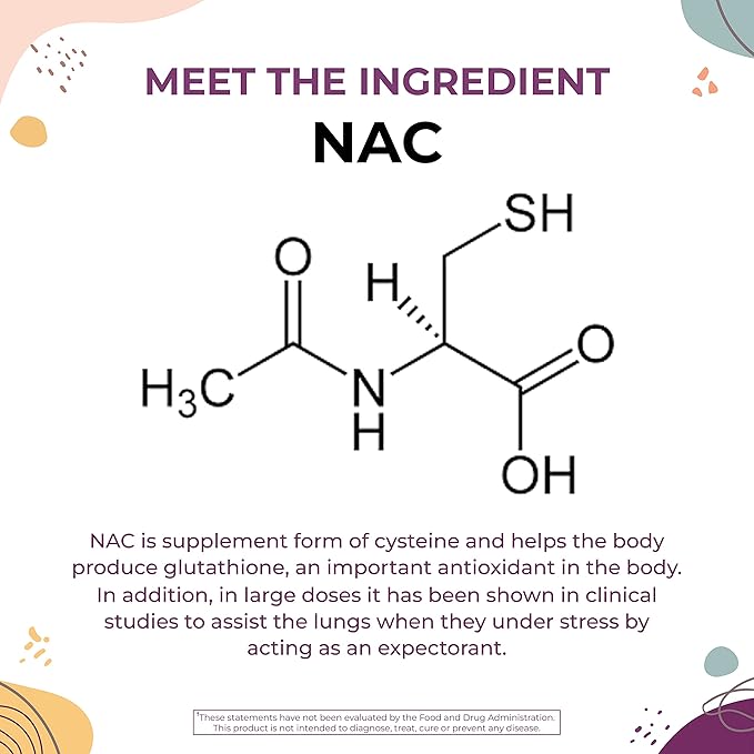 Body Kitchen Mega NAC (N-Acetyl Cysteine) 600 mg with Quercetin, Supports Respiratory Health and Immune Function and Promotes Liver and Kidney Detox, Veggie Caps, (Pack of 1)