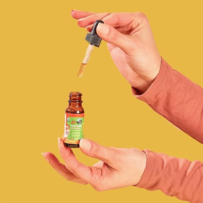 MaryRuth Organics Toddler Vitamin C Drops | USDA Organic Vitamin C Liquid Drops for Toddler | Ages 1-3 Years | Vitamin for Immune Support & Overall Health | Vegan | Non-GMO | 30 Servings