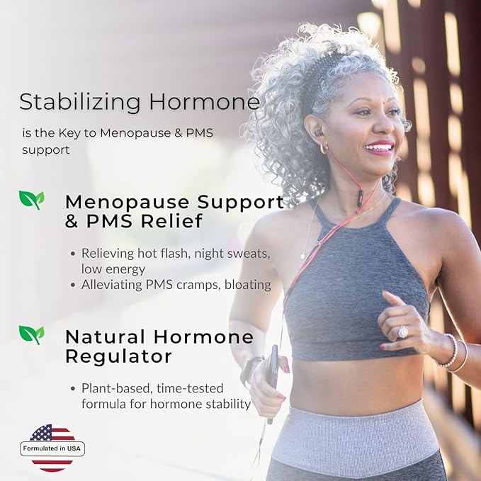 Hormone Balance for Women, Women's Support, Menopause & PMS Support, with Black Cohosh, Vitex Berry & Dong Quai - 30 Serves