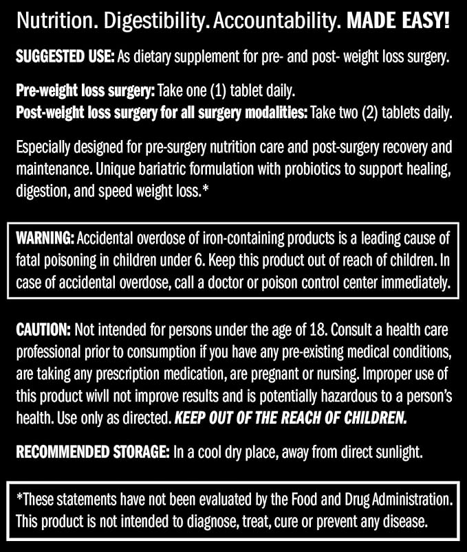Journey Bariatric Multivitamin (60, Berry)