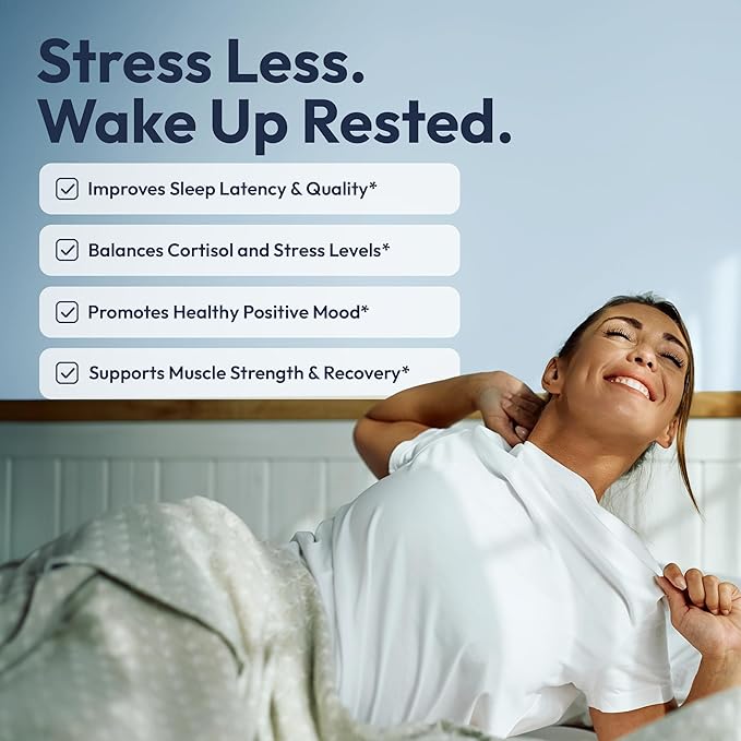 Mida Health® Zenful Sleep 6-in-1 Natural Sleep Aid for Adults Without Melatonin | Deep Sleep Supplement with Ashwagandha KSM-66® and Venetron® | Supports Cortisol Balance | 90 Capsules