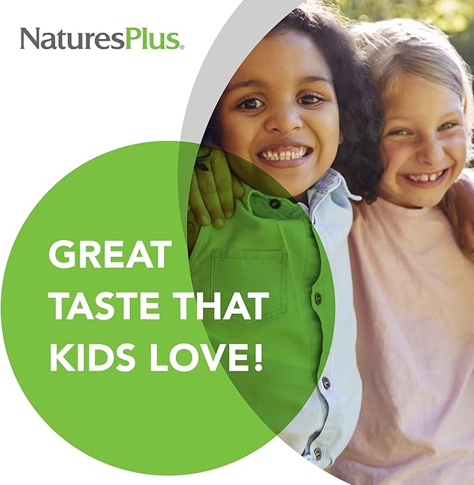 NaturesPlus Animal Parade Source of Life Sugar-Free MagKidz Children's Magnesium Supplement - Natural Cherry Flavor - 90 Count (Pack of 1) - Bone & Muscle Health Support - Gluten-Free